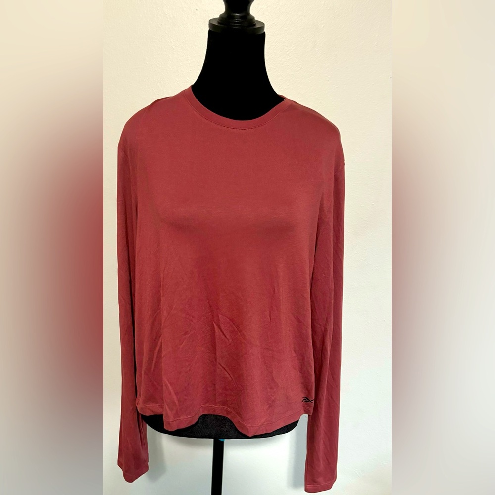 Reebok:  ActivChill Dreamblend Long Sleeve Top, raspberry